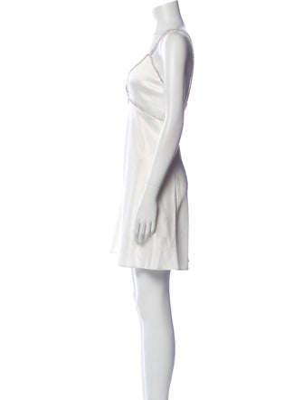 Alice + Olivia V-Neck Mini Dress