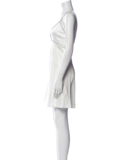 Alice + Olivia V-Neck Mini Dress