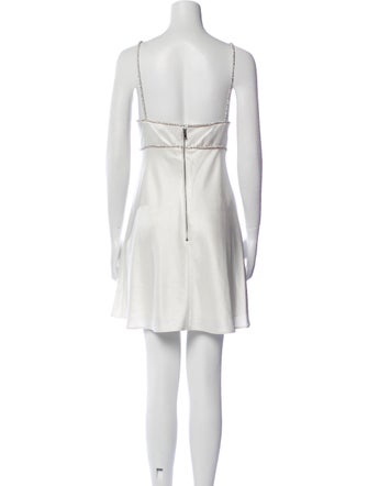 Alice + Olivia V-Neck Mini Dress