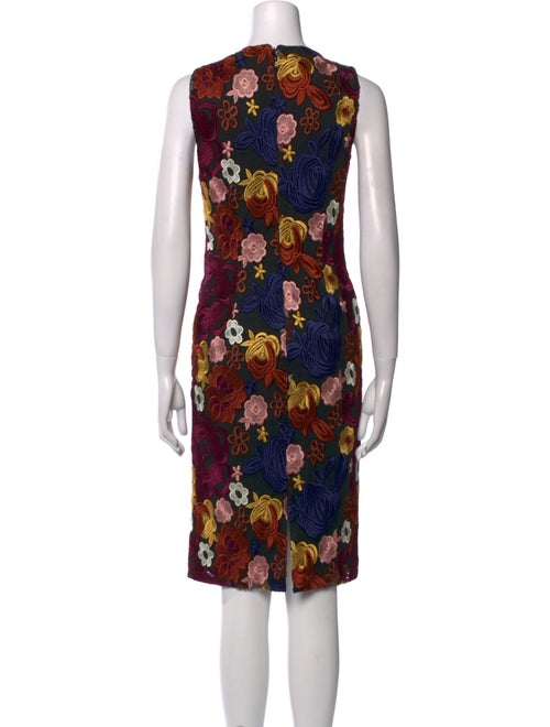Alice + Olivia Floral Print Knee-Length Dress