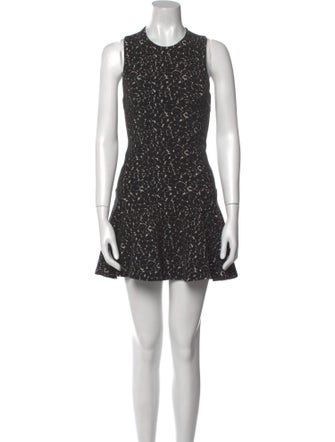 Alice + Olivia Crew Neck Mini Dress