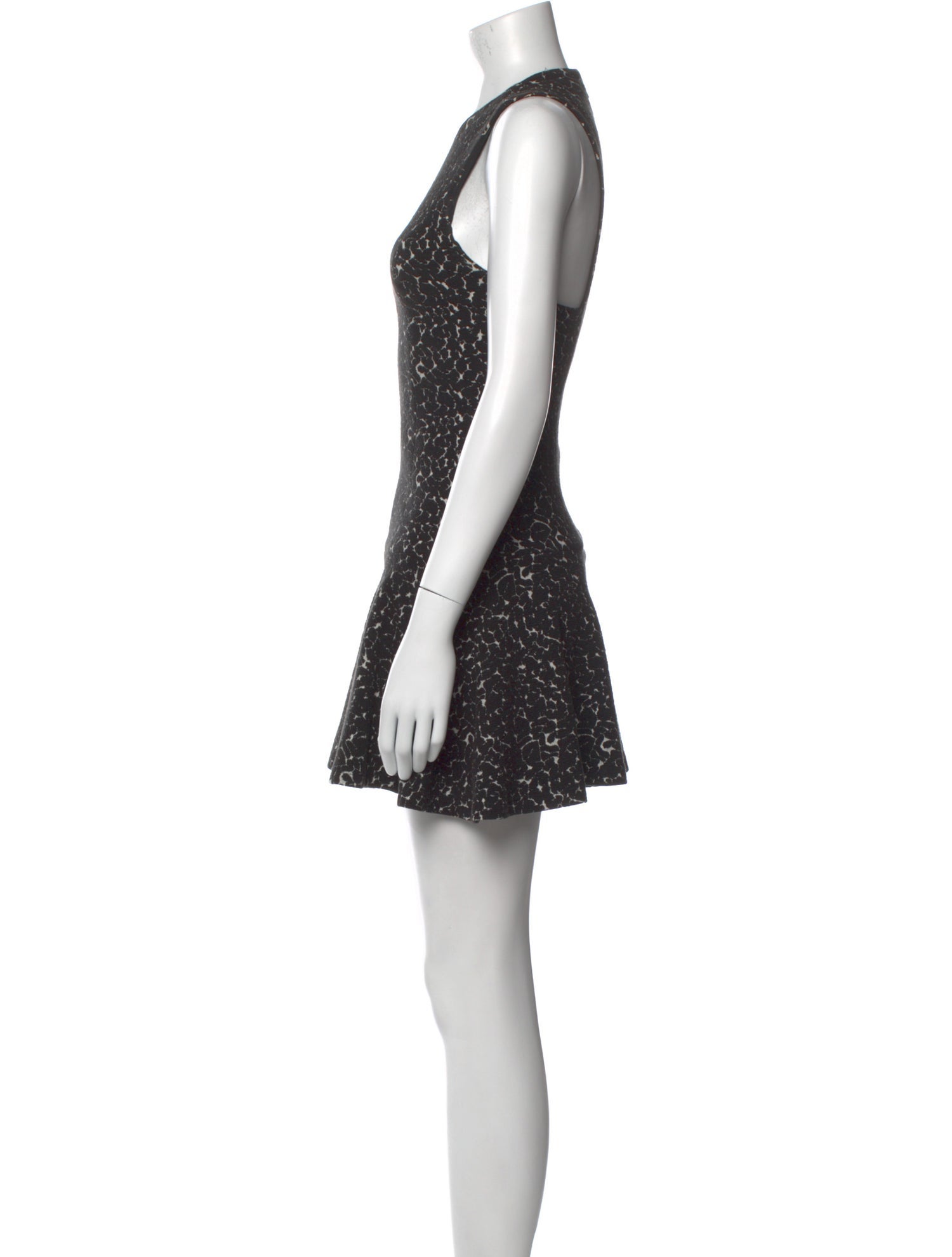 Alice + Olivia Crew Neck Mini Dress