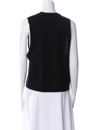 Alice + Olivia Graphic Print Crew Neck Top