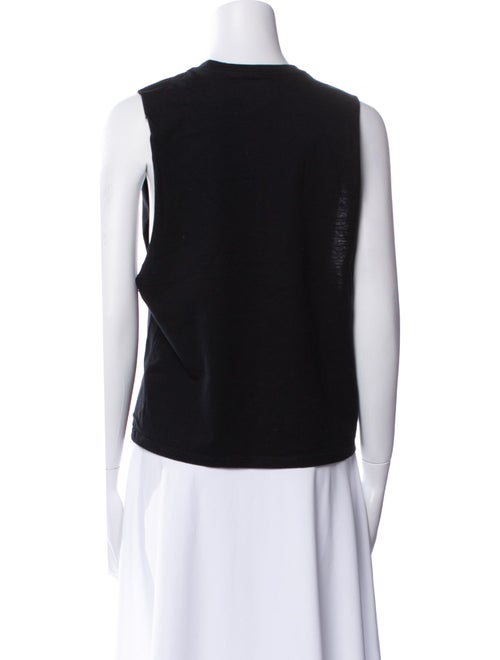 Alice + Olivia Graphic Print Crew Neck Top