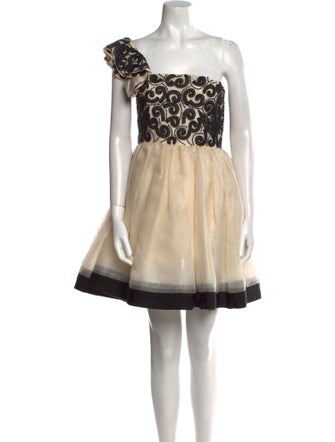 Alice + Olivia Silk Mini Dress