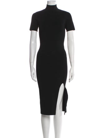Alice + Olivia Turtleneck Midi Length Dress
