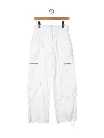 Alice + Olivia Mid-Rise Wide Leg Jeans