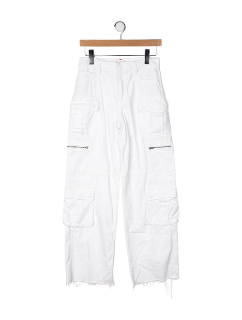 Alice + Olivia Mid-Rise Wide Leg Jeans