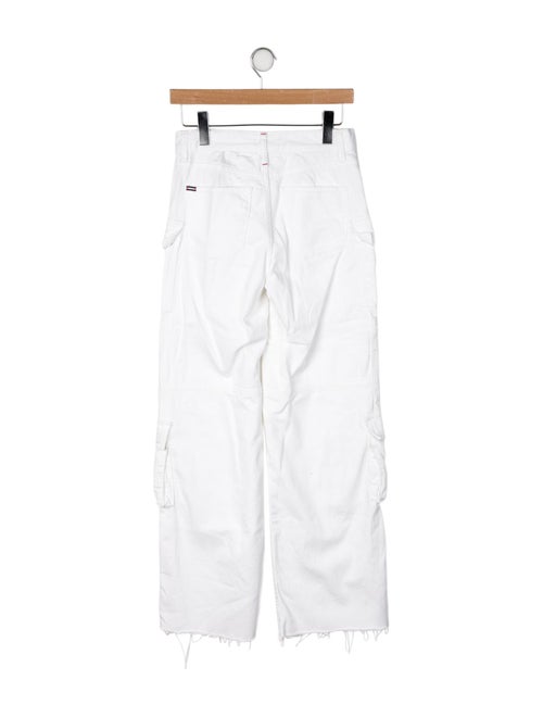 Alice + Olivia Mid-Rise Wide Leg Jeans