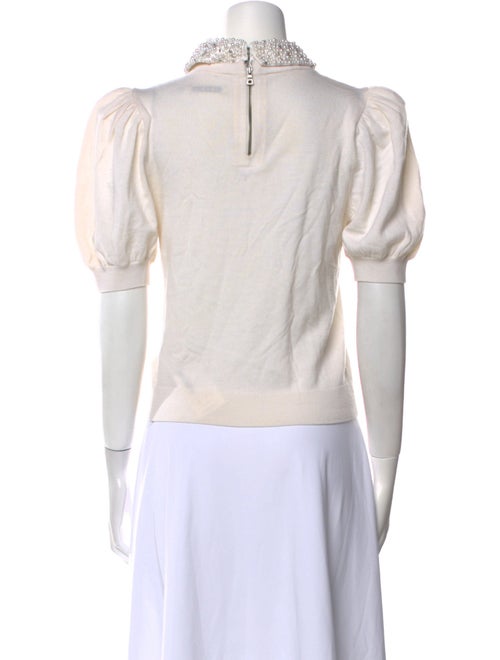 Alice + Olivia Wool Mock Neck Top