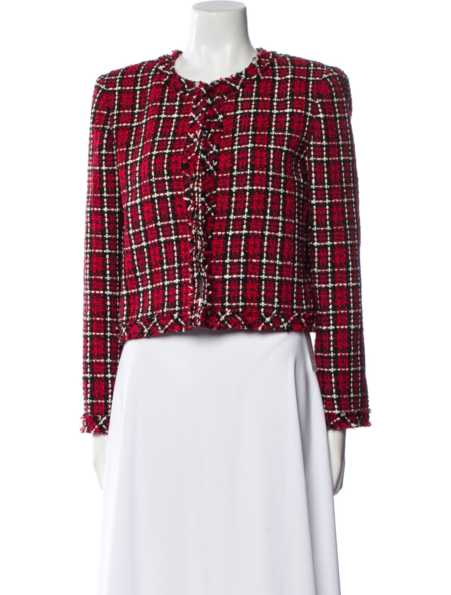 Alice + Olivia Plaid Print Evening Jacket w/ Tags