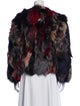 Alice + Olivia Fox Printed Fur Jacket