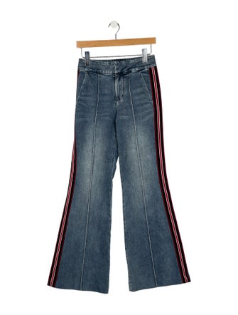 Alice + Olivia High-Rise Wide Leg Jeans