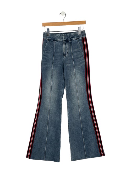 Alice + Olivia High-Rise Wide Leg Jeans