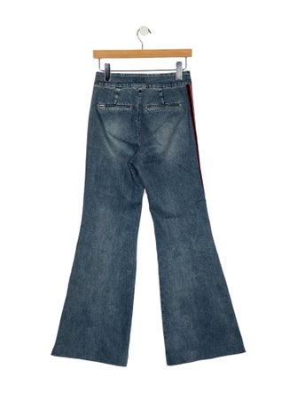 Alice + Olivia High-Rise Wide Leg Jeans