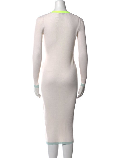 Alice + Olivia V-Neck Midi Length Dress