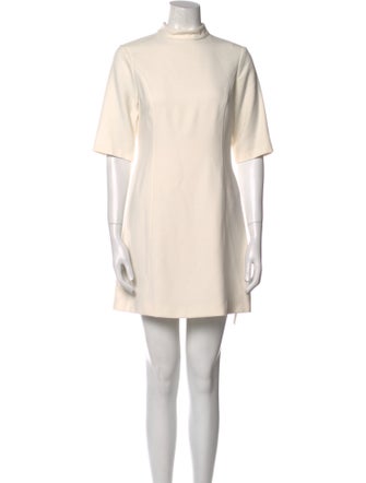 Alice + Olivia Mock Neck Mini Dress