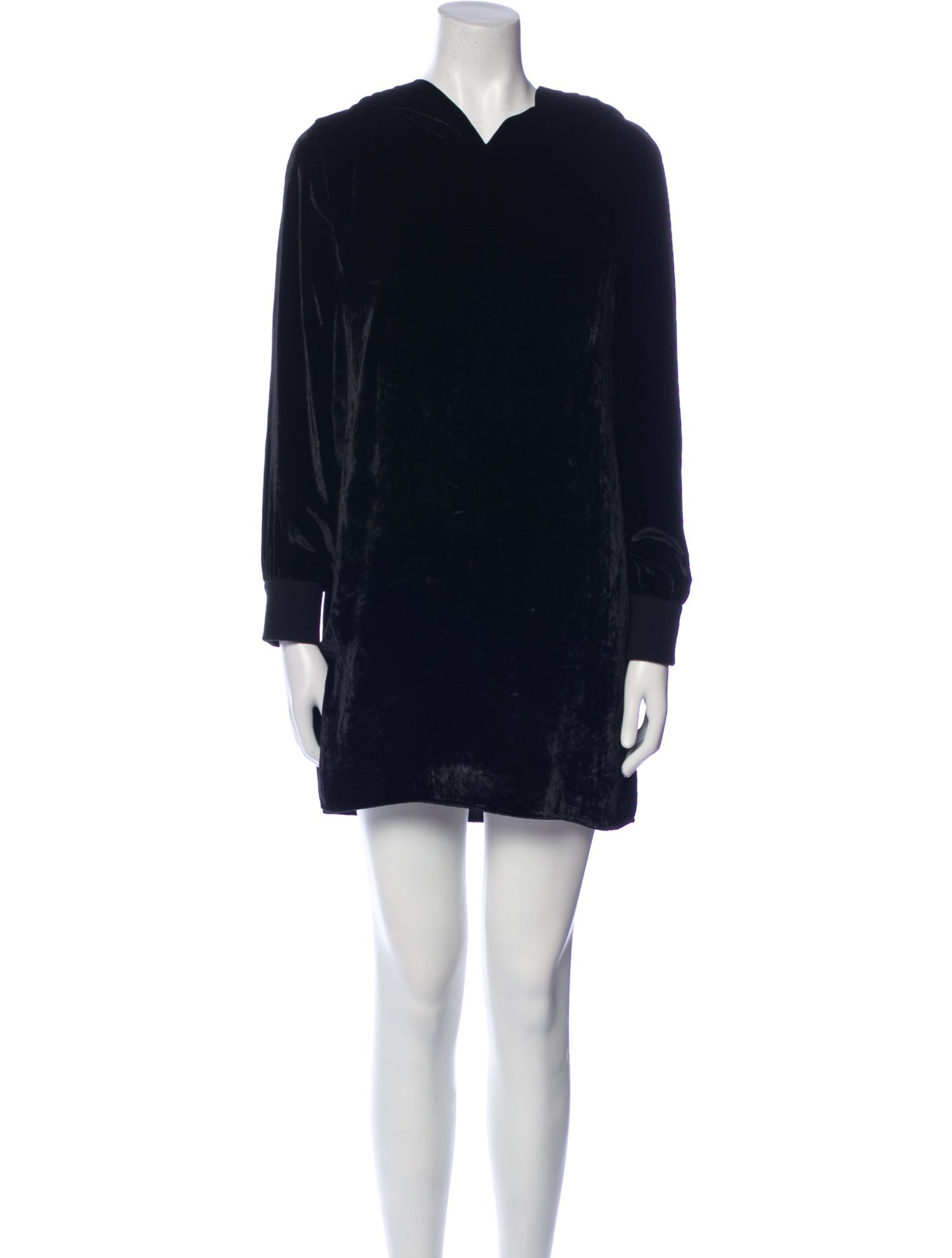 Alice + Olivia Cowl Neck Mini Dress