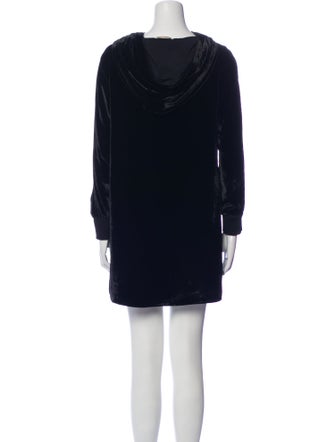 Alice + Olivia Cowl Neck Mini Dress