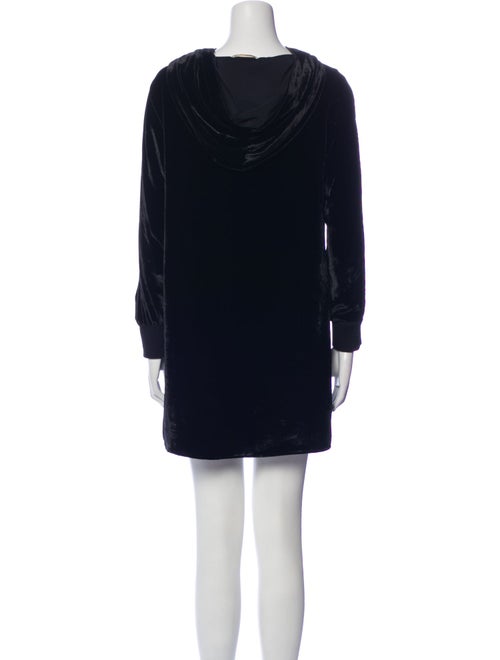 Alice + Olivia Cowl Neck Mini Dress