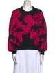 Alice + Olivia Wool Printed Sweater
