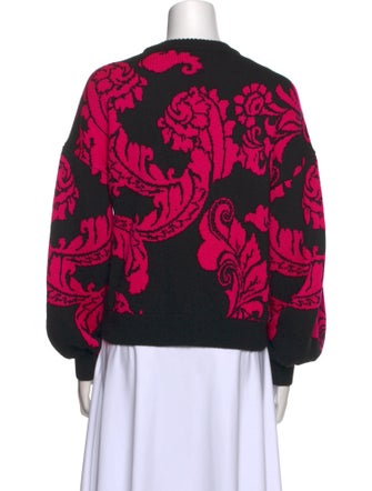 Alice + Olivia Wool Printed Sweater
