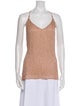 Alice + Olivia Silk V-Neck Top