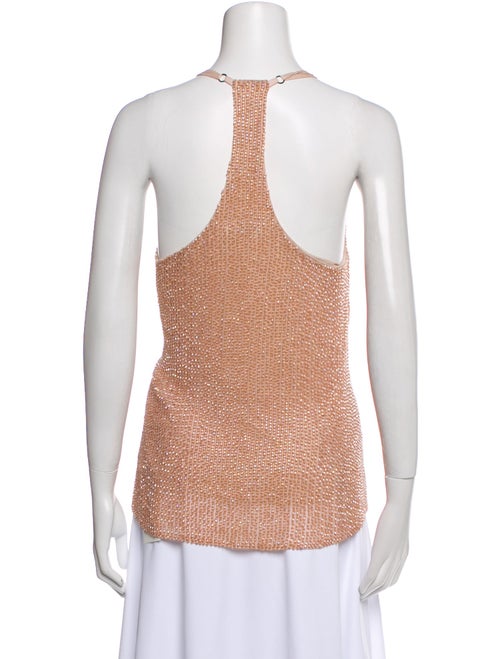 Alice + Olivia Silk V-Neck Top