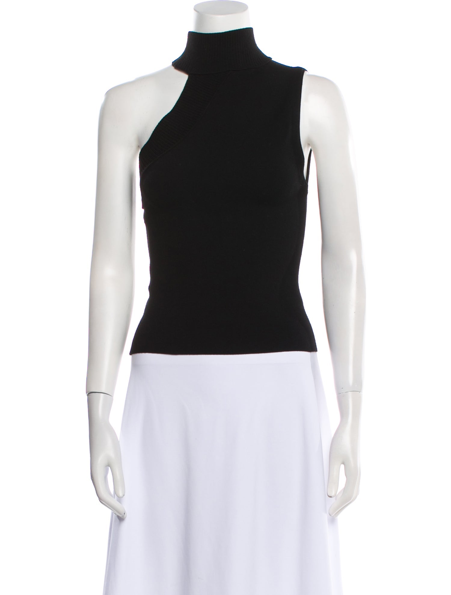 Alice + Olivia Turtleneck Sleeveless Top