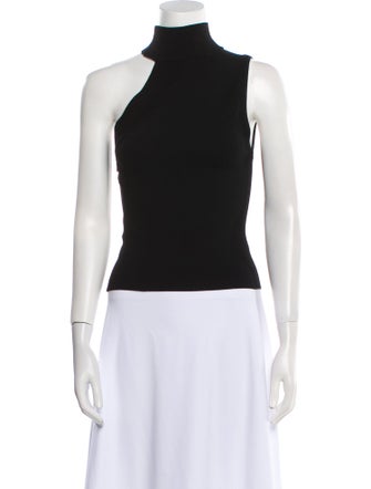 Alice + Olivia Turtleneck Sleeveless Top