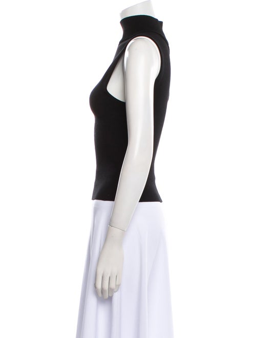 Alice + Olivia Turtleneck Sleeveless Top