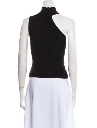 Alice + Olivia Turtleneck Sleeveless Top