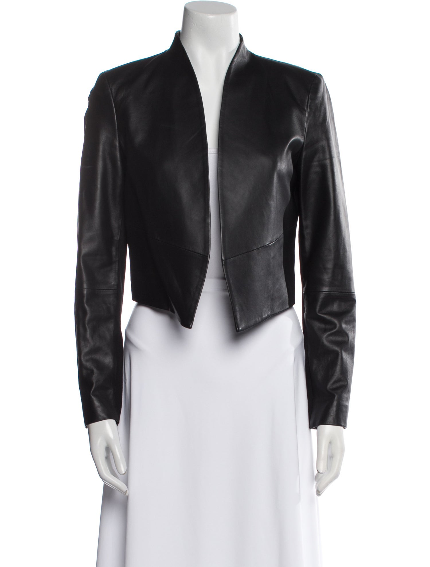 Alice + Olivia Lamb Leather Evening Jacket