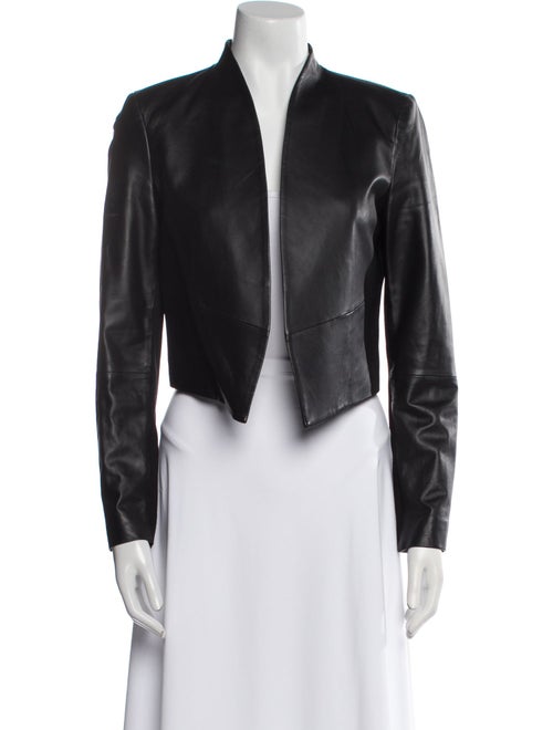 Alice + Olivia Lamb Leather Evening Jacket
