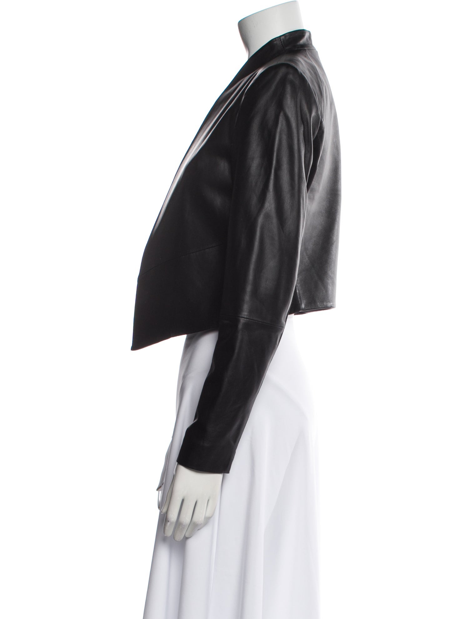 Alice + Olivia Lamb Leather Evening Jacket