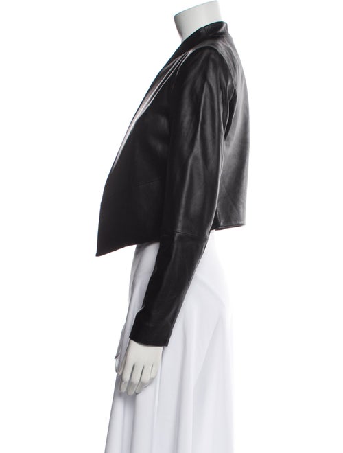 Alice + Olivia Lamb Leather Evening Jacket