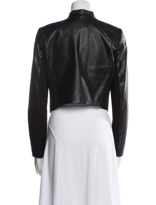 Alice + Olivia Lamb Leather Evening Jacket