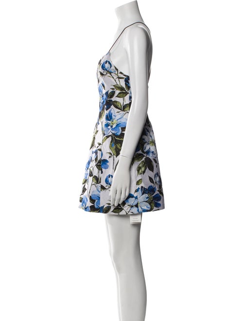 Alice + Olivia Floral Print Mini Dress