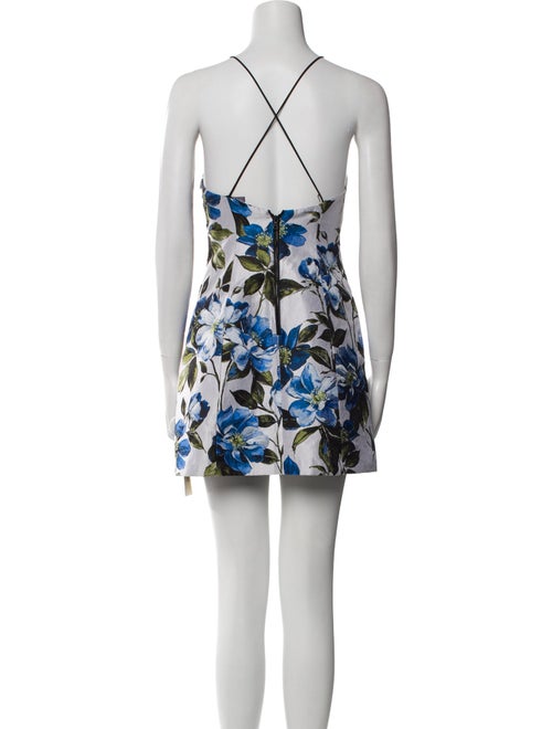Alice + Olivia Floral Print Mini Dress