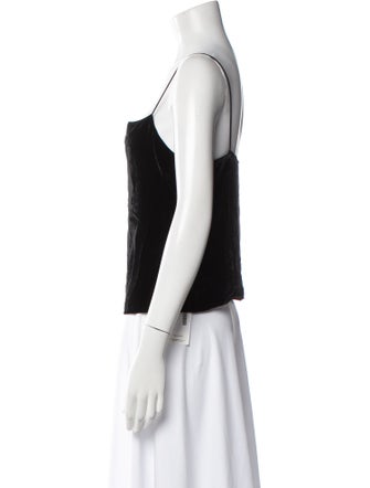 Alice + Olivia Square Neckline Sleeveless Top