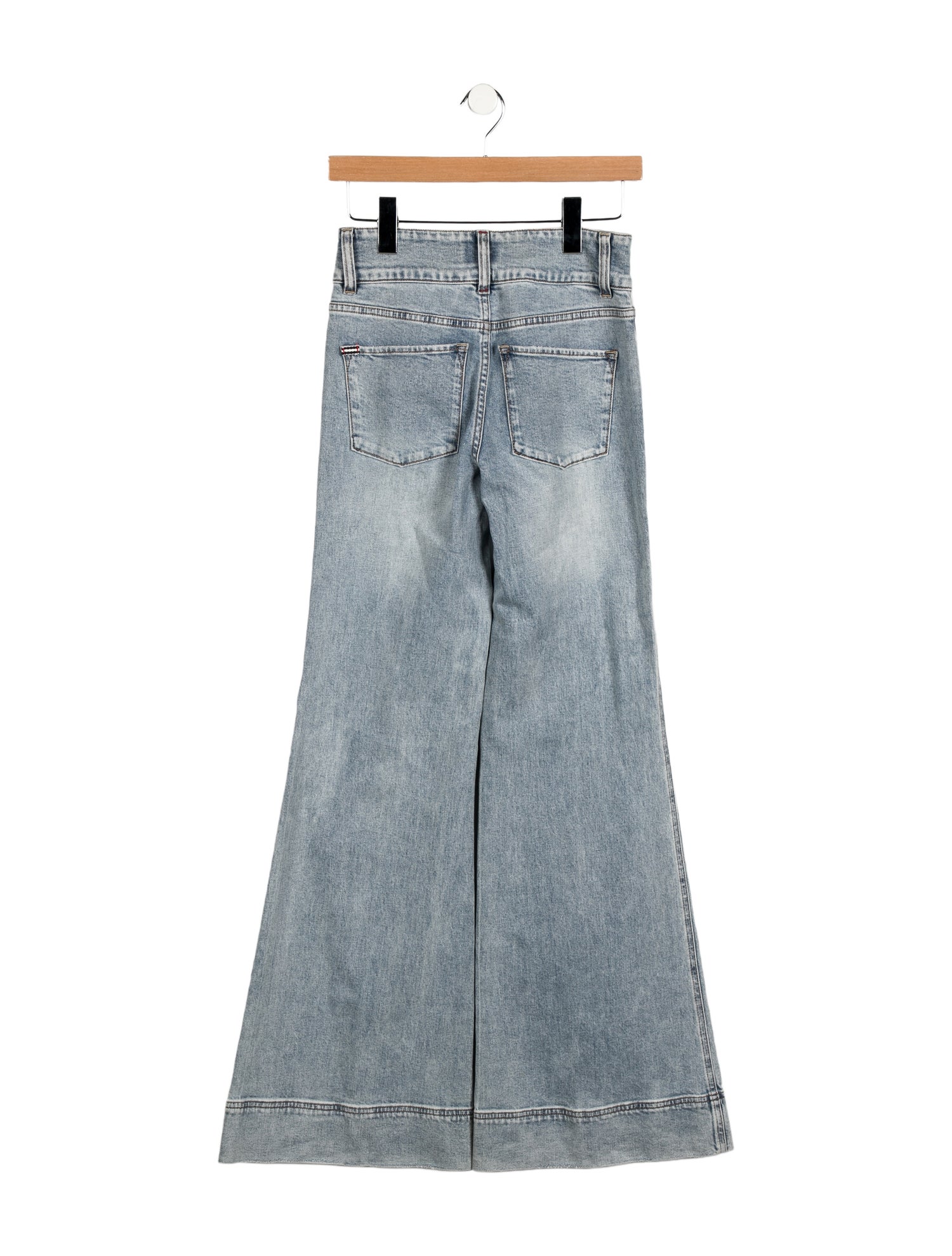 Alice + Olivia Mid-Rise Wide Leg Jeans
