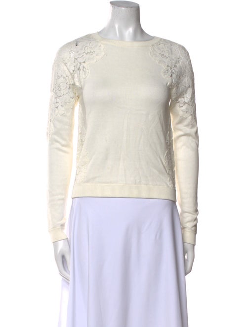 Alice + Olivia Bateau Neckline Long Sleeve Sweatshirt