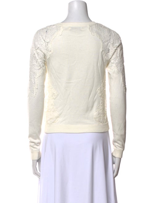 Alice + Olivia Bateau Neckline Long Sleeve Sweatshirt