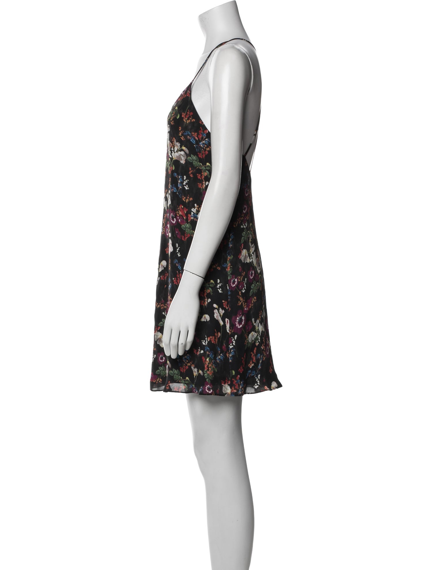 Alice + Olivia Silk Mini Dress