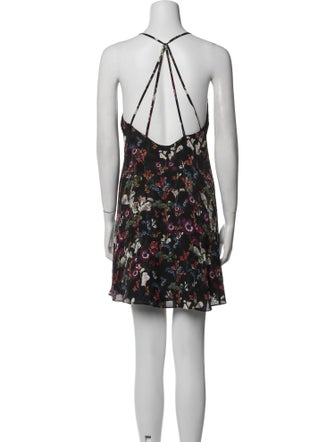 Alice + Olivia Silk Mini Dress
