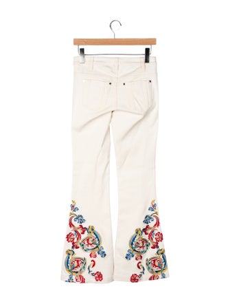 Alice + Olivia High-Rise Wide Leg Jeans