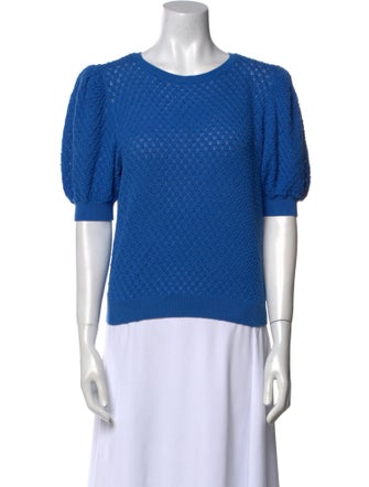 Alice + Olivia Crew Neck Short Sleeve Sweatshirt