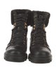 Alice + Olivia Leather Combat Boots