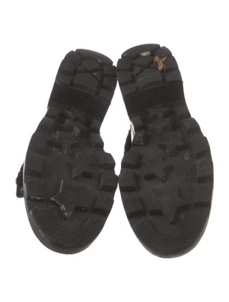 Alice + Olivia Leather Combat Boots