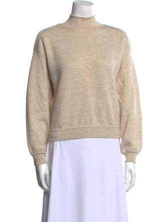 Alice + Olivia Wool Mock Neck Sweater